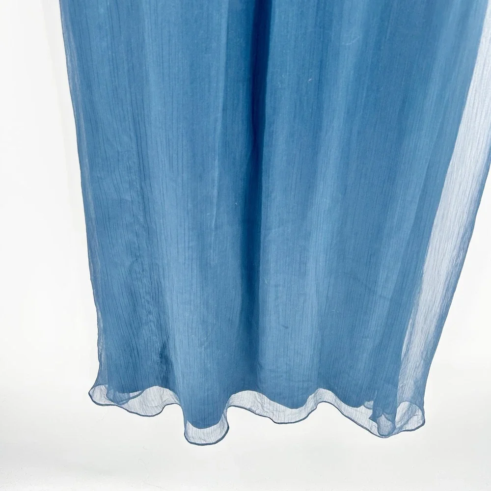 BHLDN Anthropologie Womens Bridgette Chiffon Bridesmaid Romantic Maxi‎ Gown XS - Picture 4 of 9